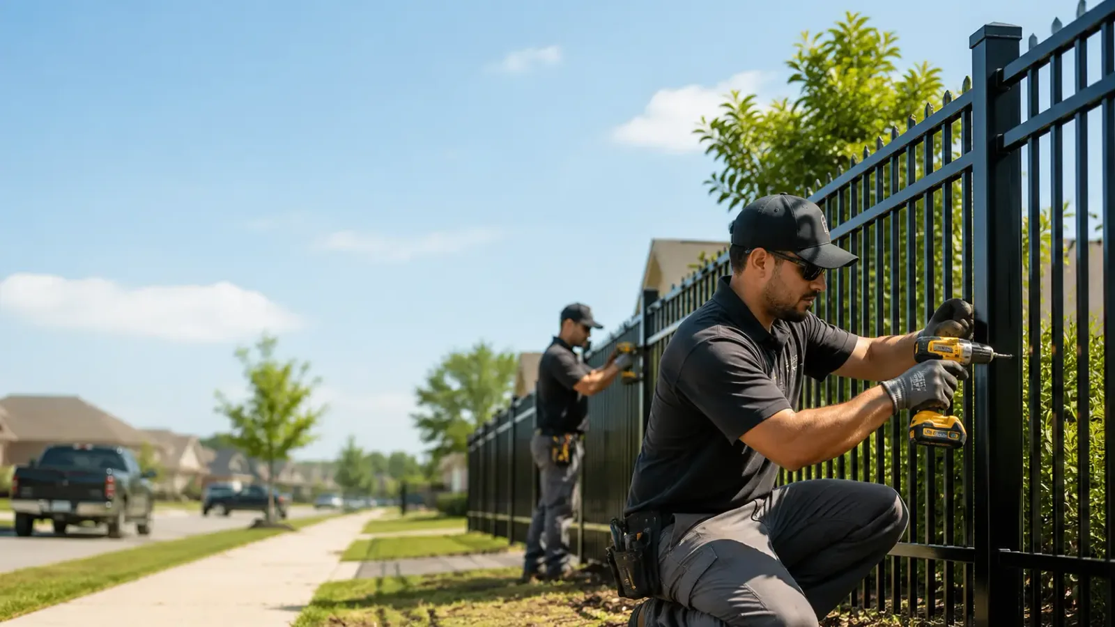 Metal Fence Installation in Lancaster, NY